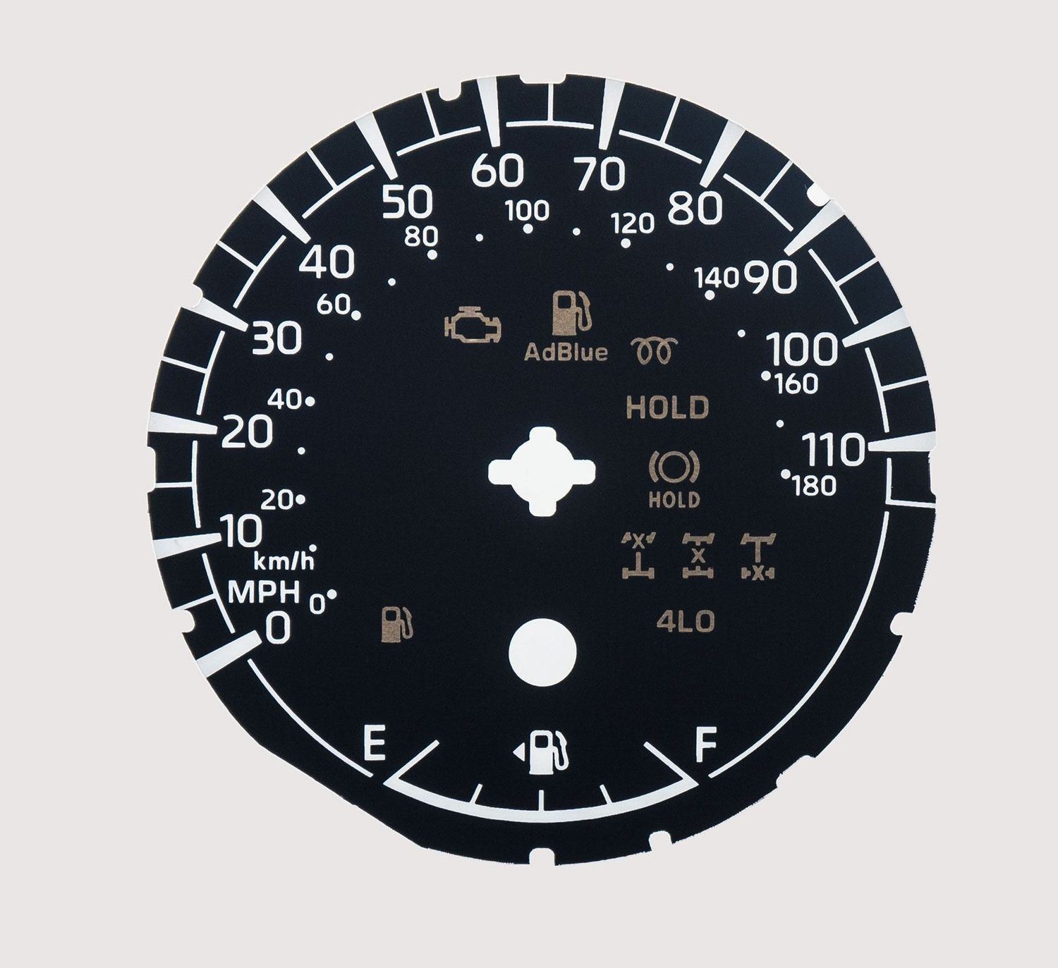 LANDCRUISER 300 MPH DIAL CONVERSION