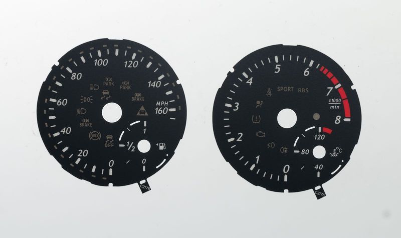 A/ B / M CLASS MPH DIAL CONVERSION