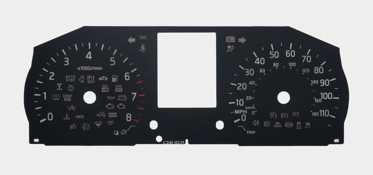NV350 MPH DIAL CONVERSION