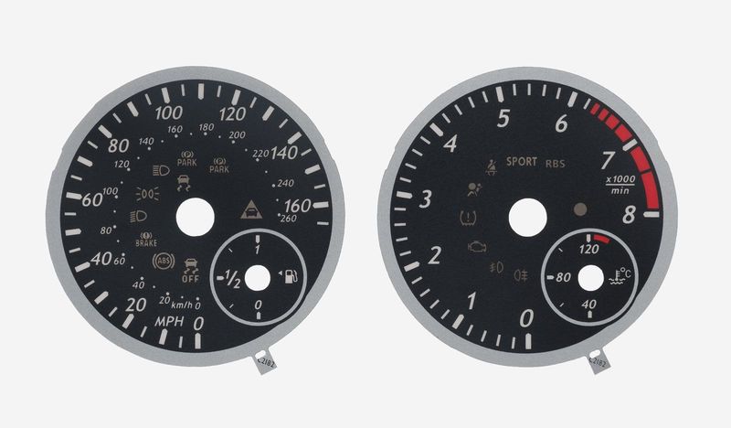 A/ B / M CLASS MPH DIAL CONVERSION