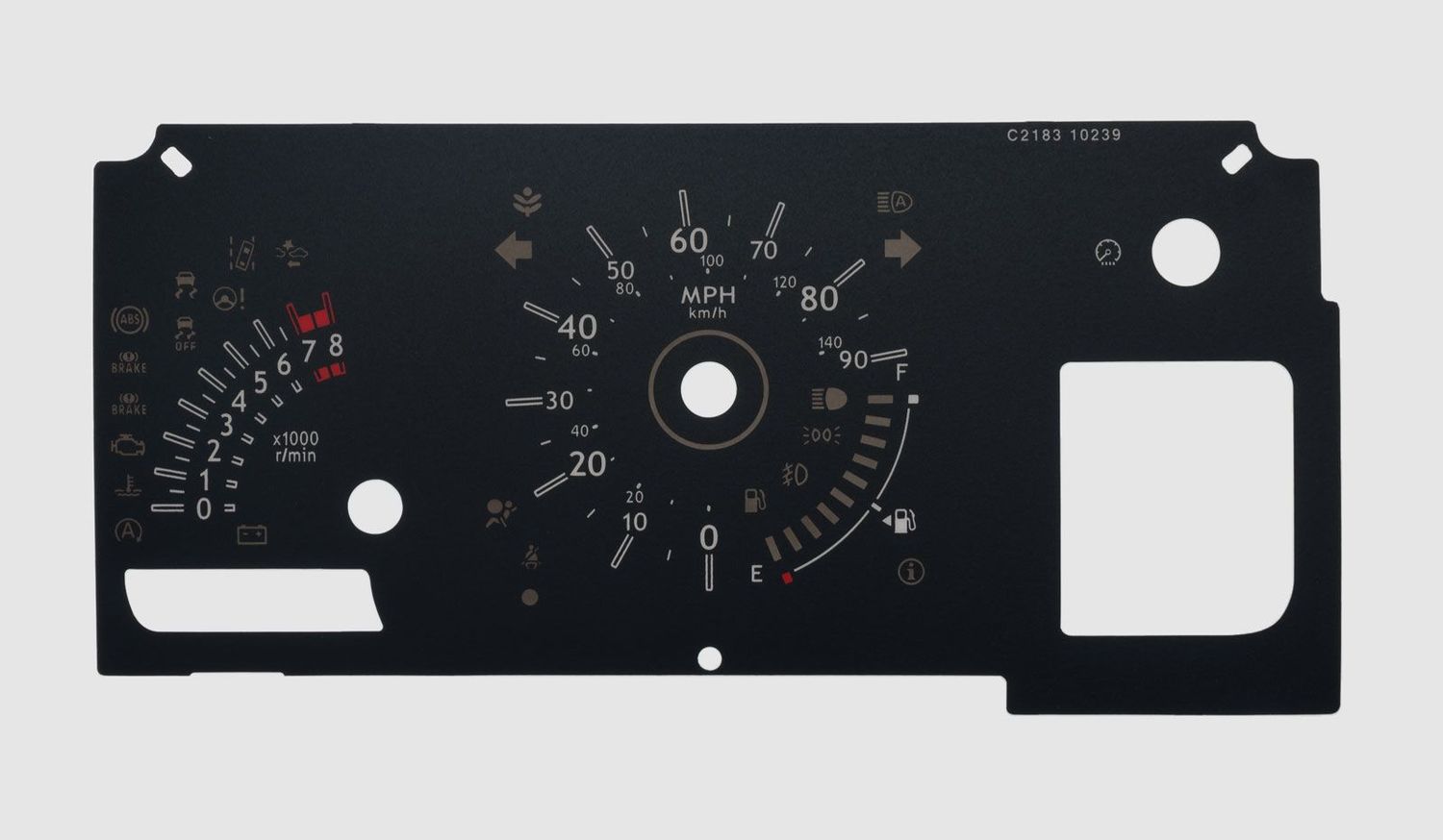 N-VAN MPH DIAL CONVERSION