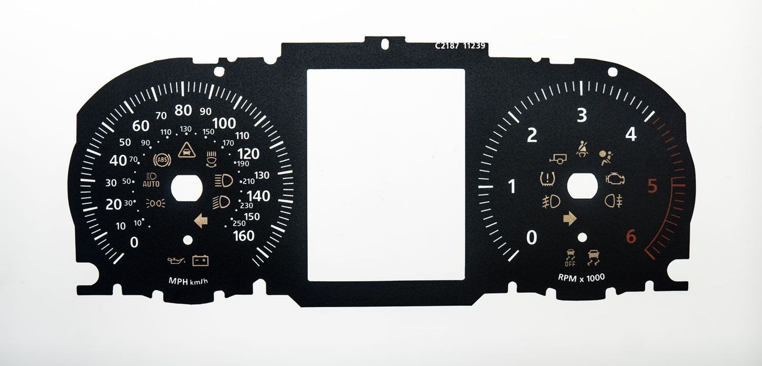 F-PACE MPH DIAL CONVERSION