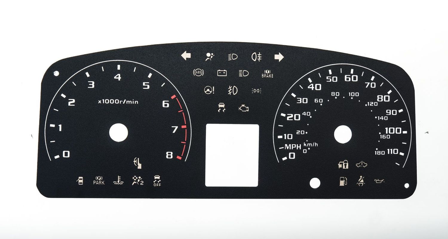 PIAGGIO MPH DIAL CONVERSION