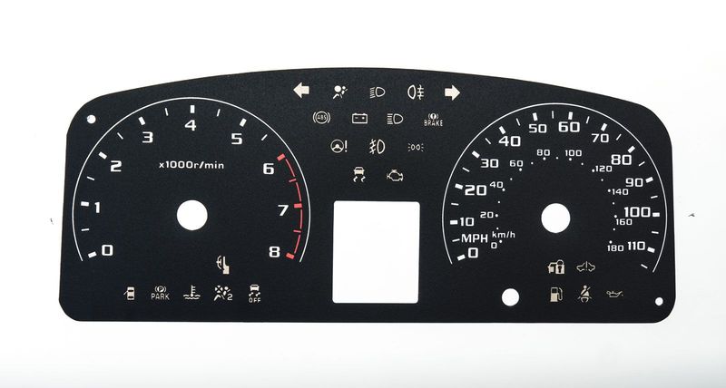 PIAGGIO MPH DIAL CONVERSION