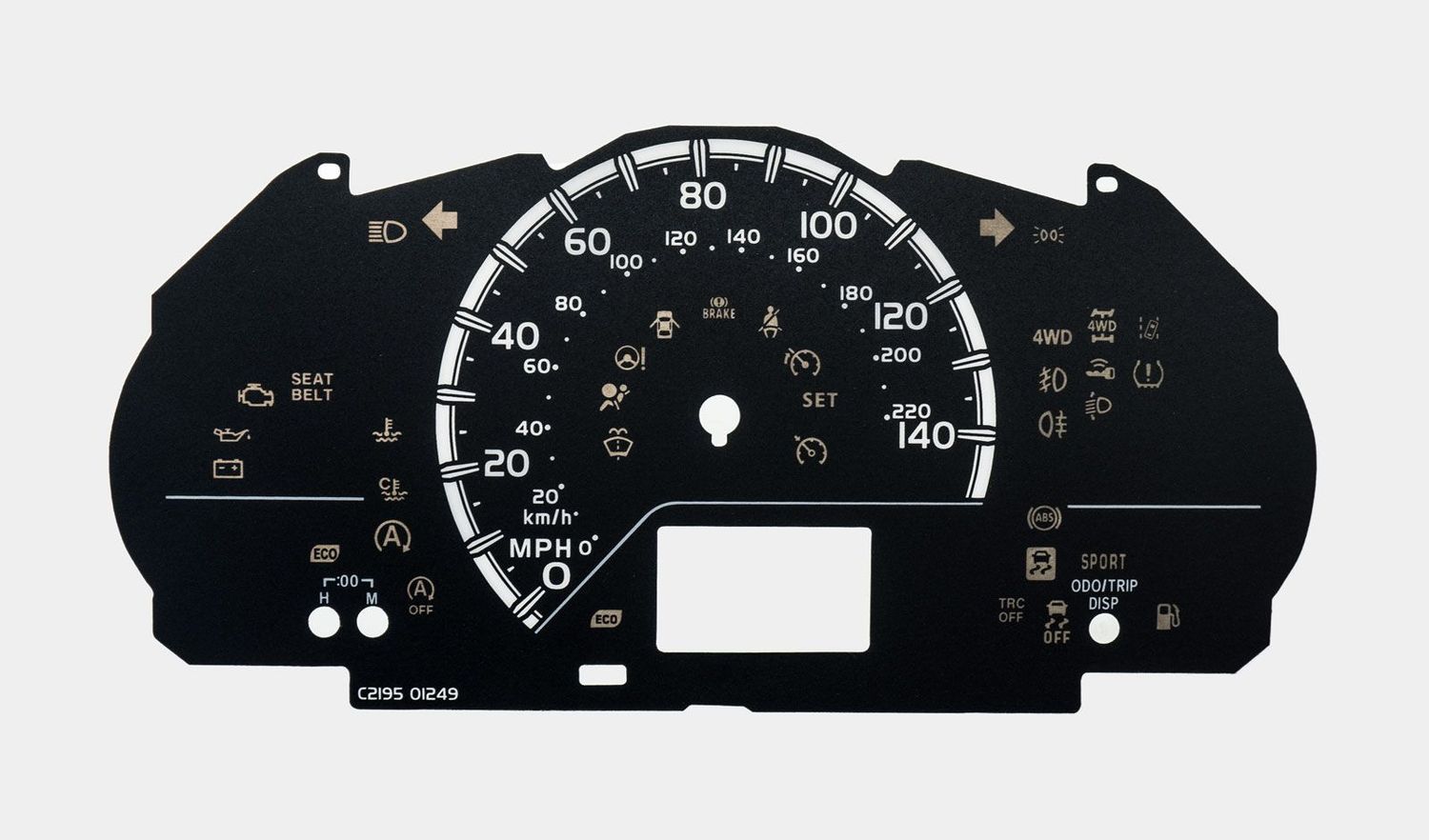 VITZ / YARIS MPH DIAL CONVERSION