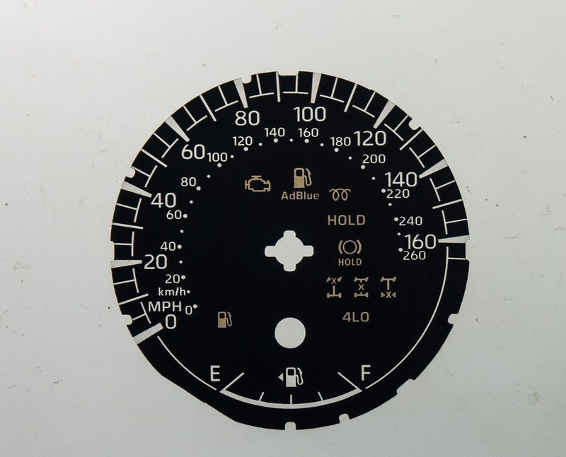 LANDCRUISER MPH DIAL CONVERSION