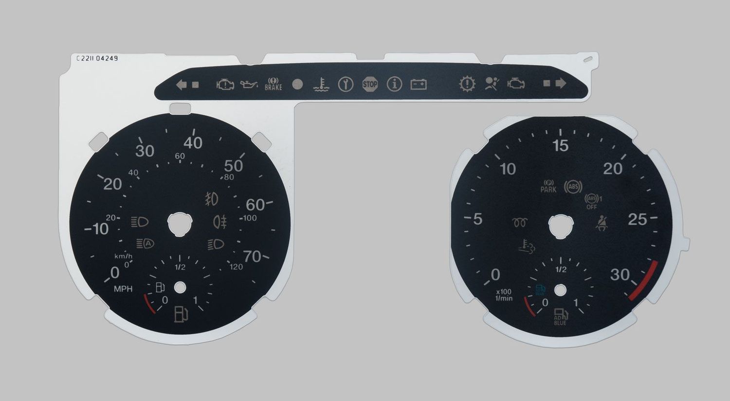 MAN MPH DIAL CONVERSION
