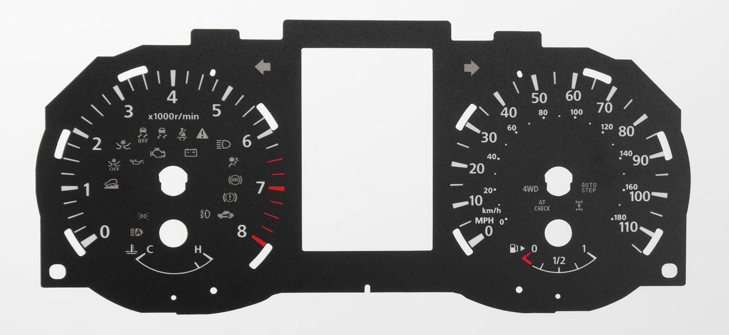 NV350 MPH DIAL CONVERSION