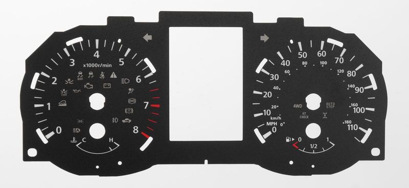 NV350 MPH DIAL CONVERSION