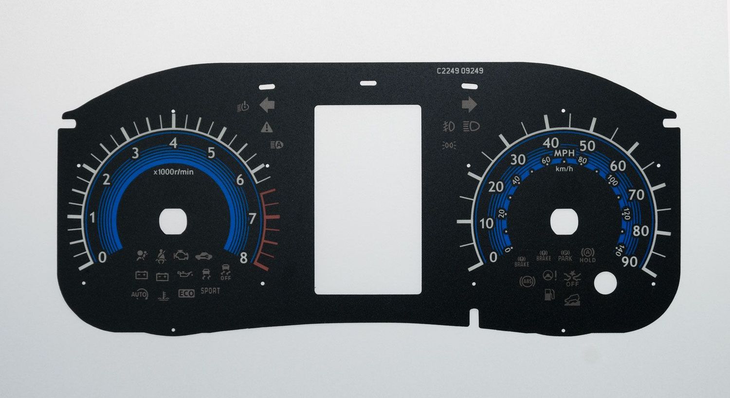 ROOX / EK SPACE MPH DIAL CONVERSION