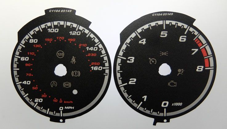 BRERA / SPIDER MPH DIAL CONVERSION KIT