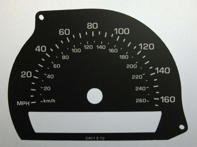 BLS / SAAB MPH DIAL CONVERSION