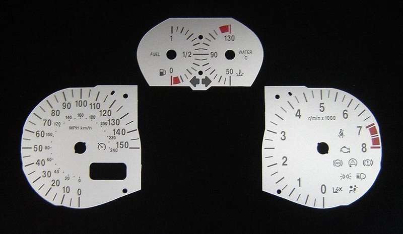 147 / GT COUPE MPH DIAL CONVERSION KIT