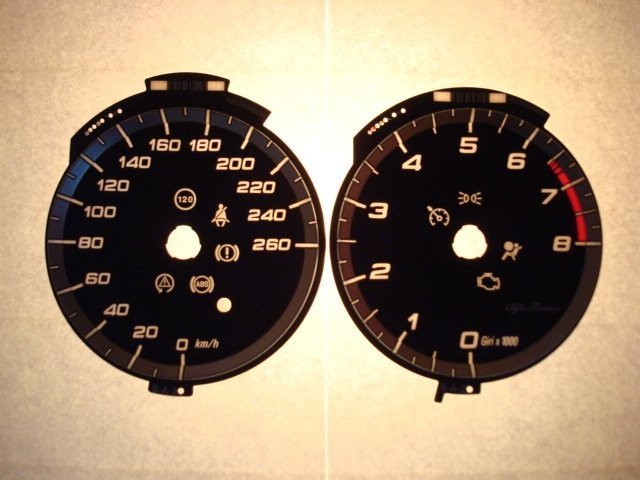 BRERA / SPIDER KMH DIAL CONVERSION KIT