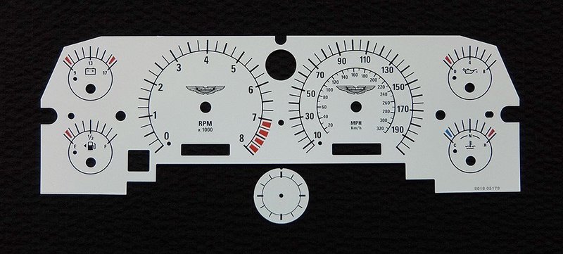 DB7 MPH DIAL CONVERSION