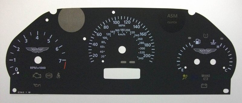 VANQUISH MPH DIAL CONVERSION