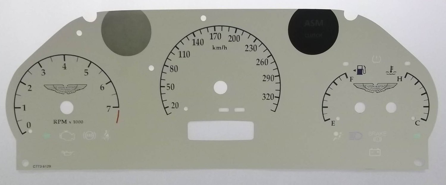 VANQUISH KMH DIAL CONVERSION