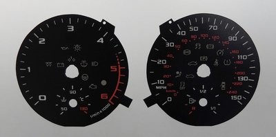 A1 KMH TO MPH DIAL CONVERSION KIT