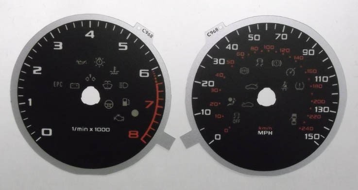 A1 KMH TO MPH DIAL CONVERSION KIT