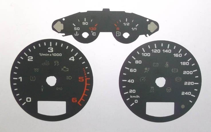 A3 MPH TO KMH DIAL CONVERSION KIT