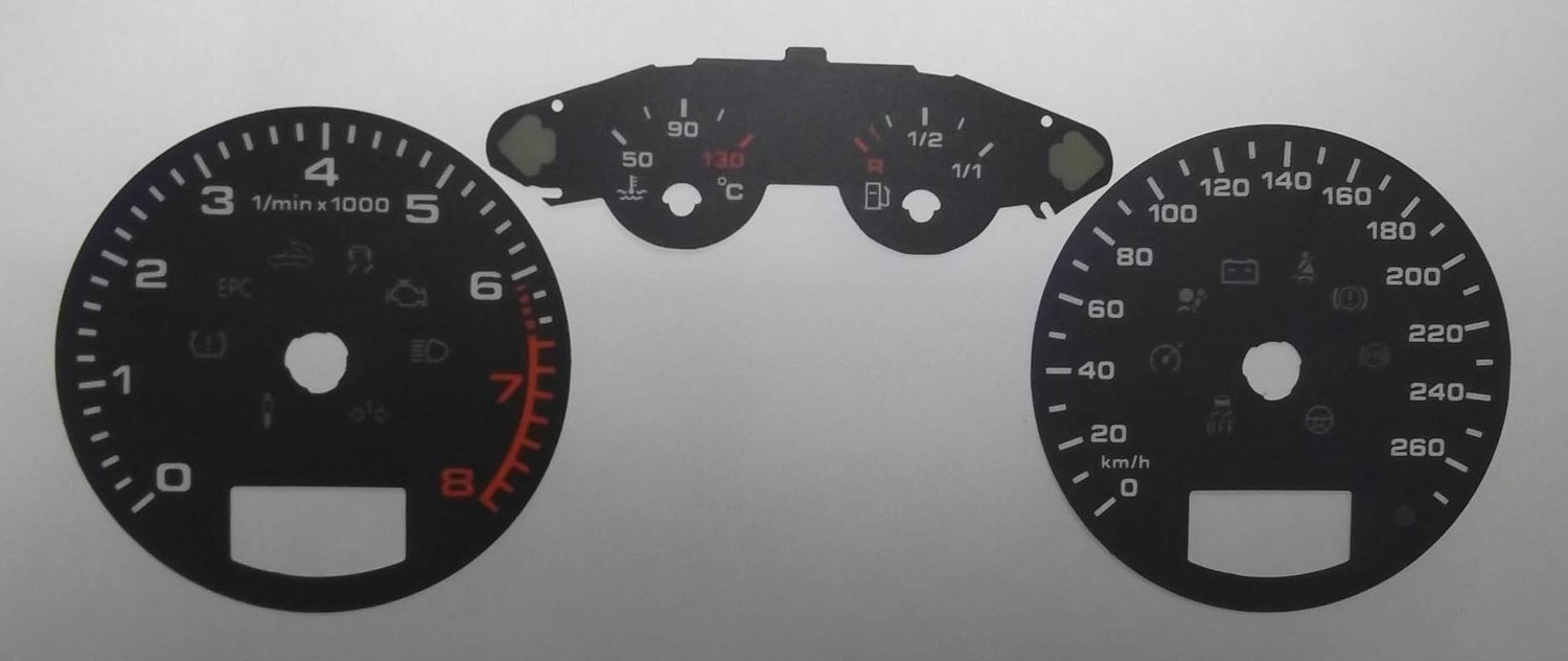 A3 MPH TO KMH DIAL CONVERSION KIT