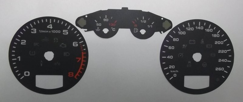 A3 MPH TO KMH DIAL CONVERSION KIT