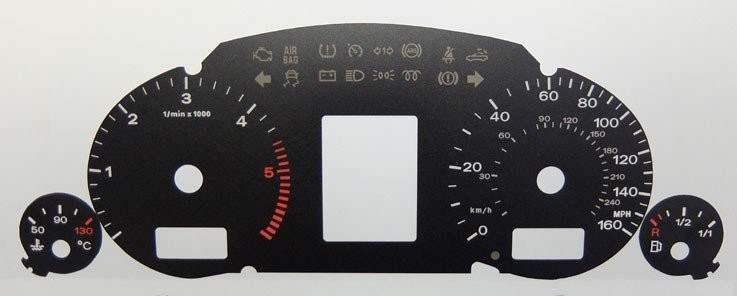 A4 KMH TO MPH DIAL CONVERSION KIT