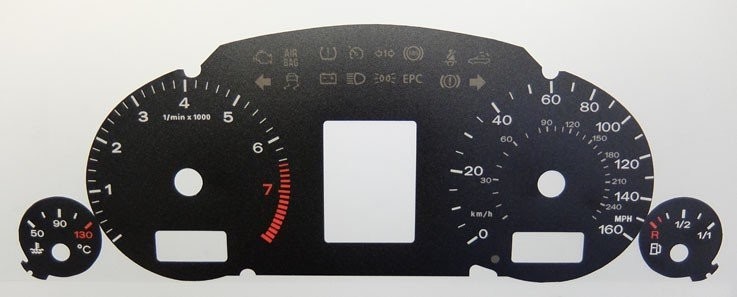 A4 KMH TO MPH DIAL CONVERSION KIT