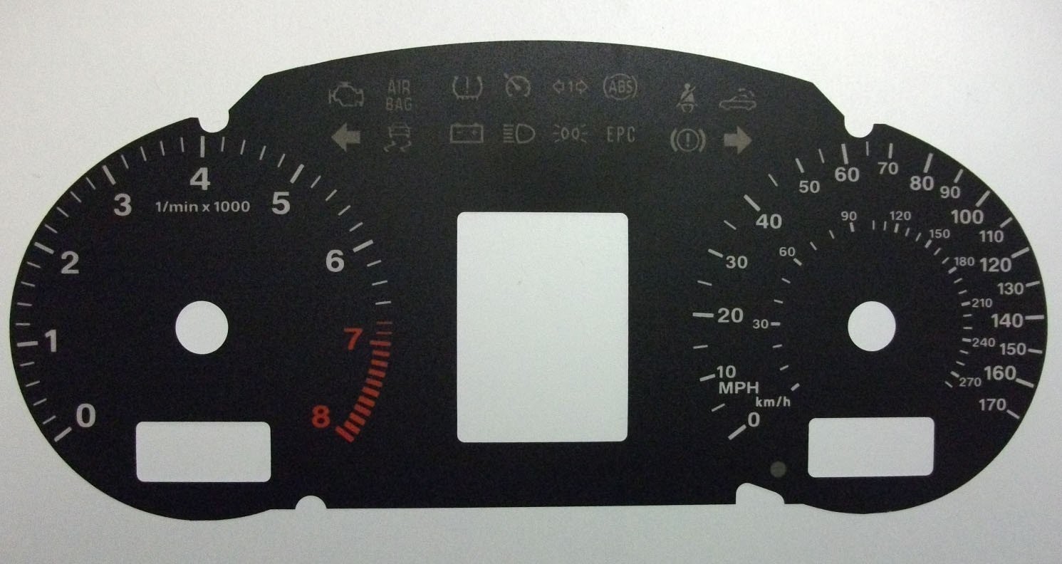 A4/S4 KMH TO MPH DIAL CONVERSION KIT
