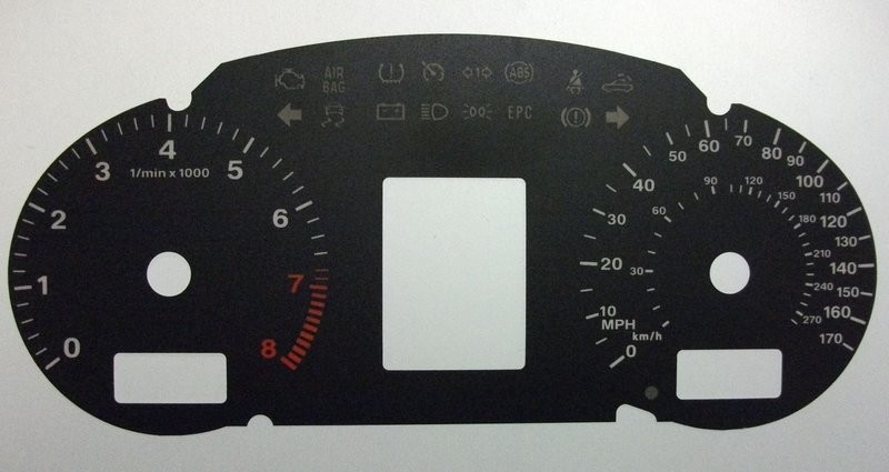A4/S4 KMH TO MPH DIAL CONVERSION KIT