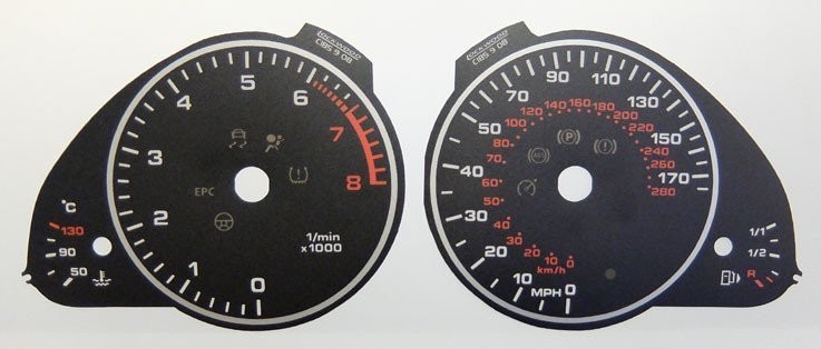 A5 KMH TO MPH DIAL CONVERSION KIT