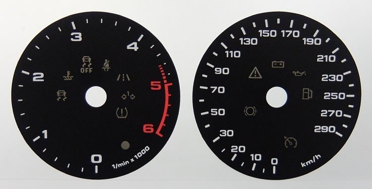A6/7/8 MPH TO KMH DIAL CONVERSION KIT