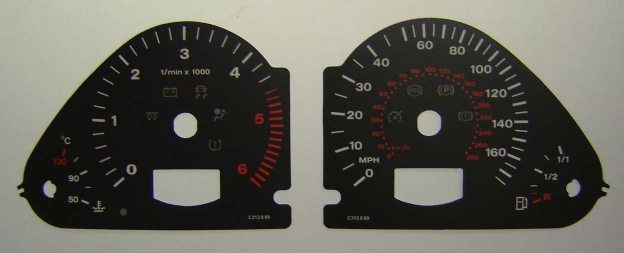 A6/7/8 KMH TO MPH DIAL CONVERSION KIT