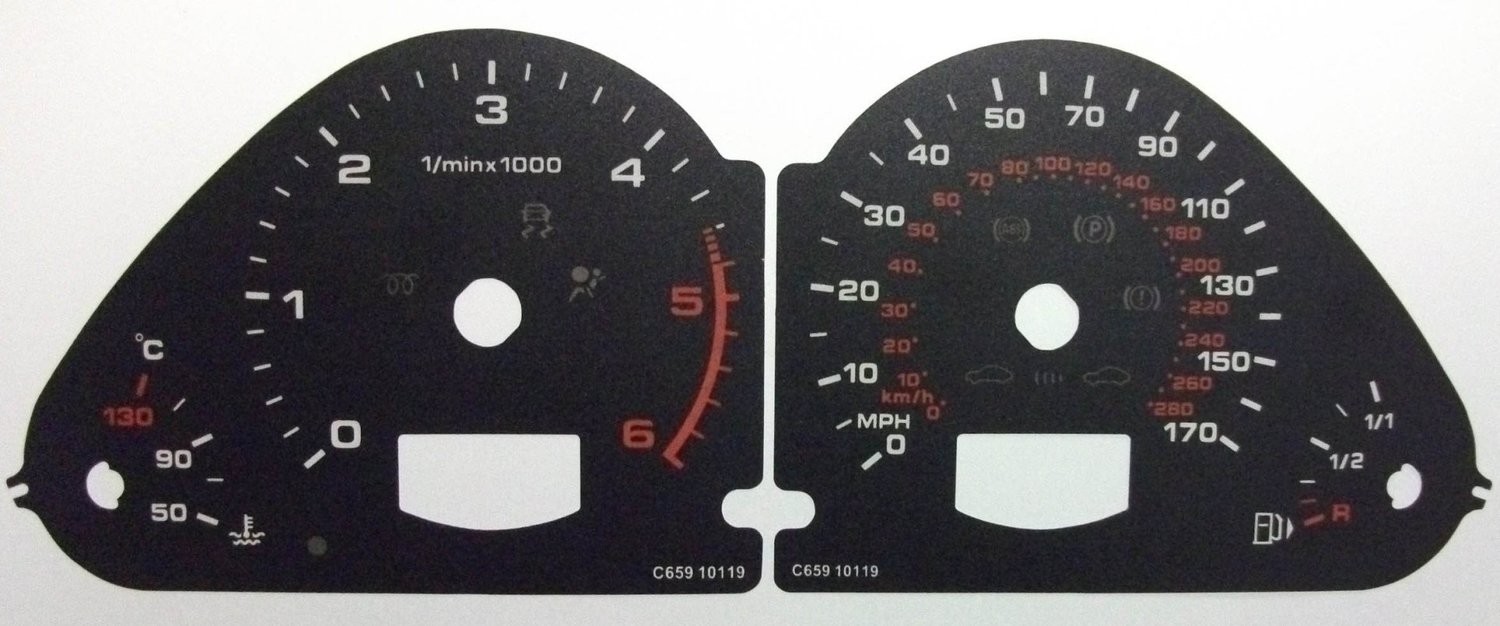 A6/7/8 KMH TO MPH DIAL CONVERSION KIT