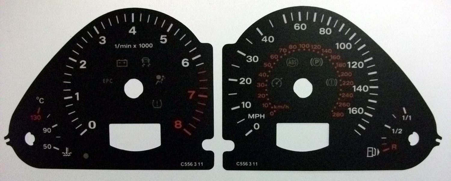 A6/7/8 KMH TO MPH DIAL CONVERSION KIT