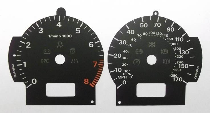 A8 KMH TO MPH DIAL CONVERSION KIT