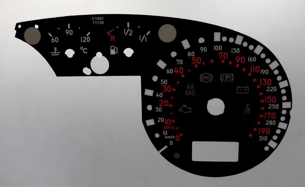 RS6 KMH TO MPH DIAL CONVERSION KIT