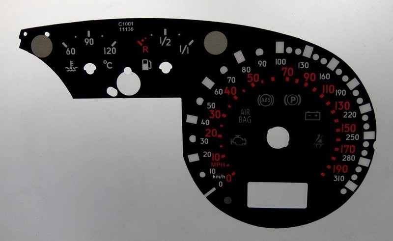 RS6 KMH TO MPH DIAL CONVERSION KIT