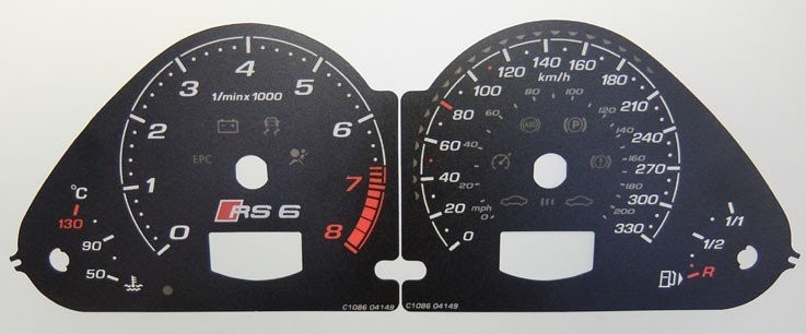 RS6 MPH TO KMH DIAL CONVERSION KIT
