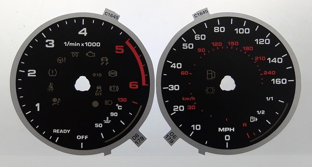 Q2 DIESEL KMH TO MPH DIAL CONVERSION KIT