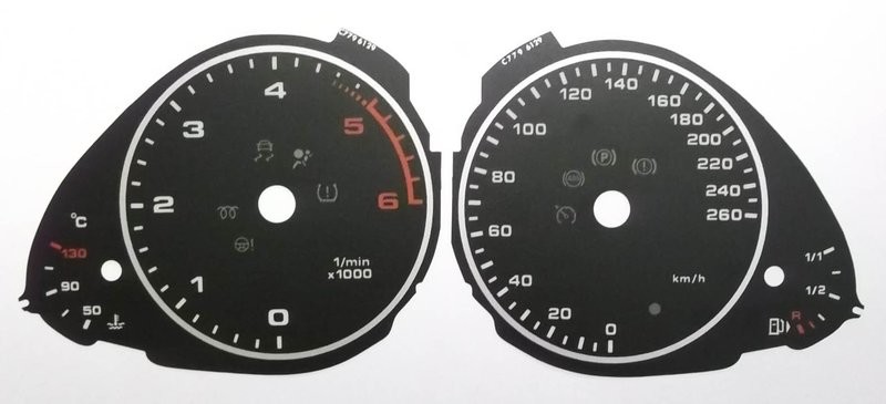 A4/Q5 MPH TO KMH DIAL CONVERSION KIT