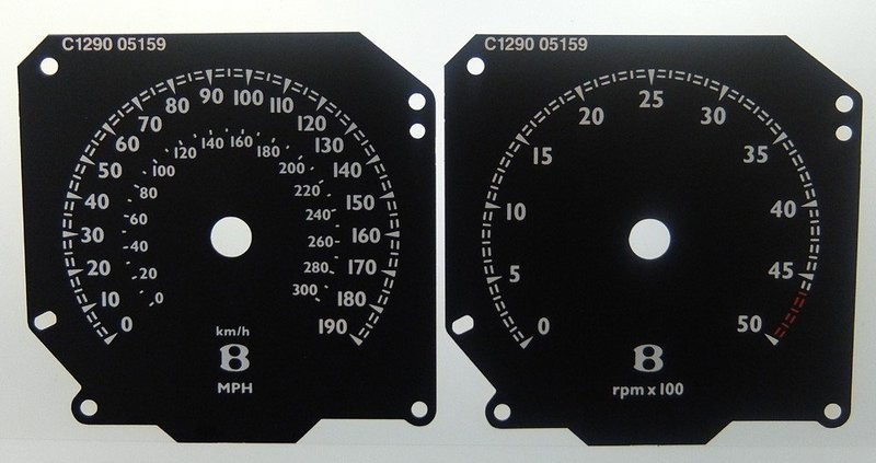 BROOKLANDS MPH DIAL CONVERSION KIT