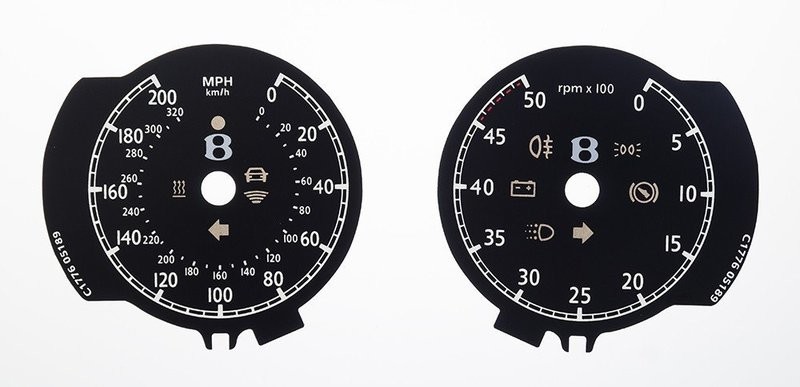 MULSANNE MPH DIAL CONVERSION KIT