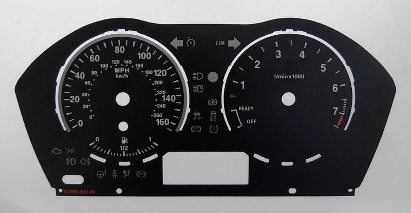 1 / 2 / X1 SERIES MPH DIAL CONVERSION KIT