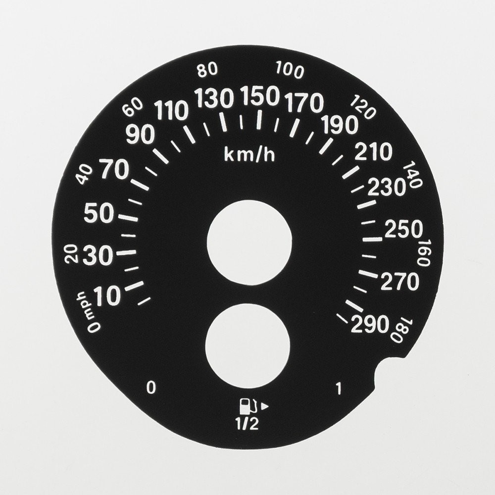 1 / 2 SERIES KMH DIAL CONVERSION