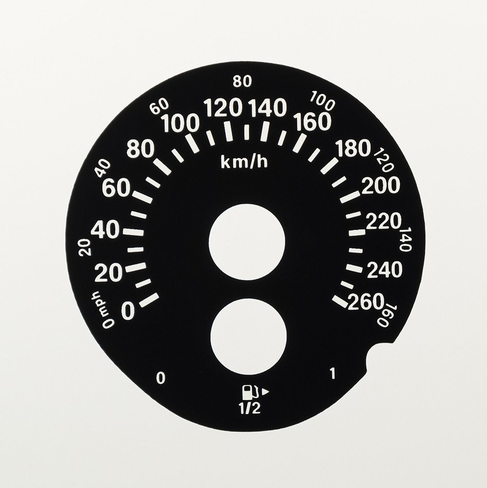 1 / 2 SERIES KMH DIAL CONVERSION