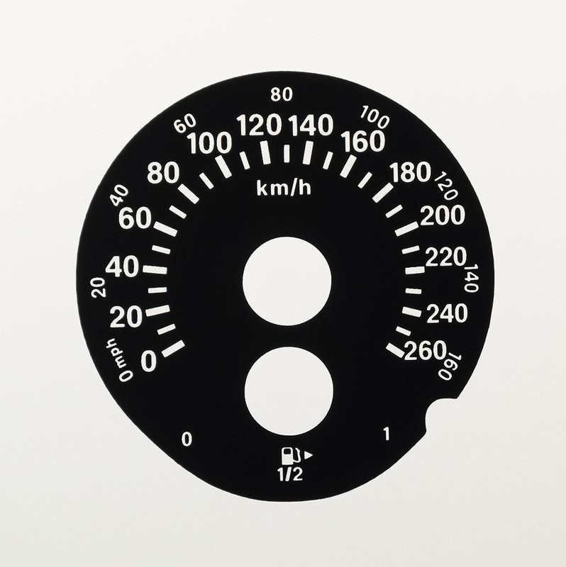 1 / 2 SERIES KMH DIAL CONVERSION