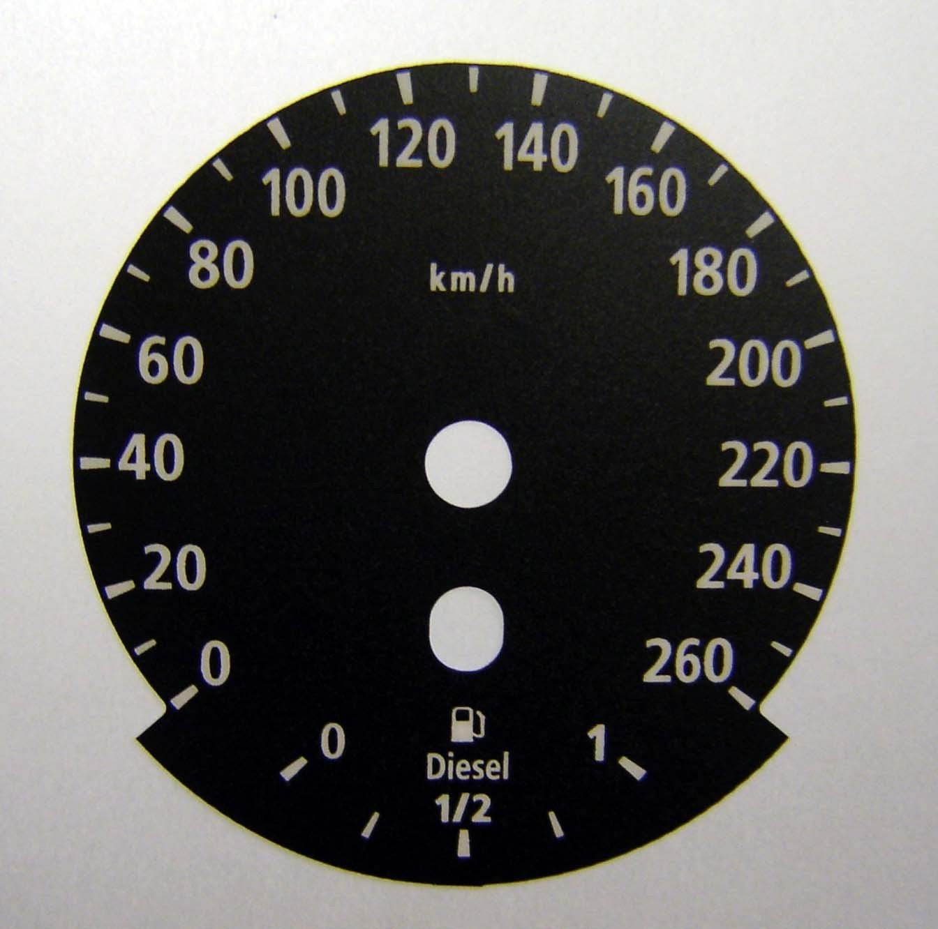 3/5/6 SERIES KMH DIAL CONVERSION