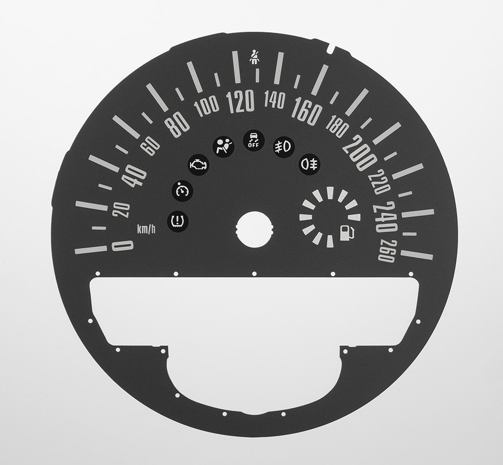 MINI KMH DIAL CONVERSION