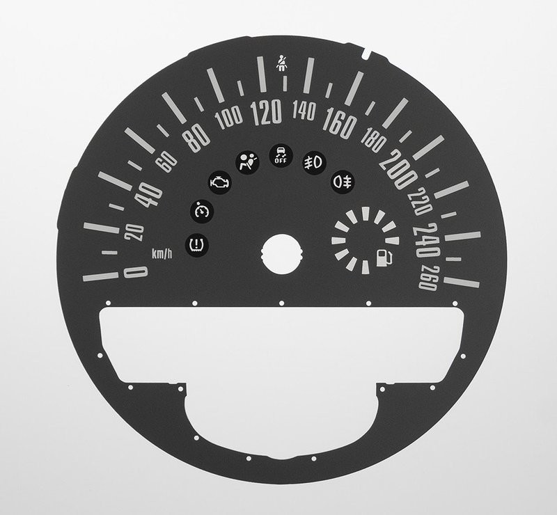 MINI KMH DIAL CONVERSION